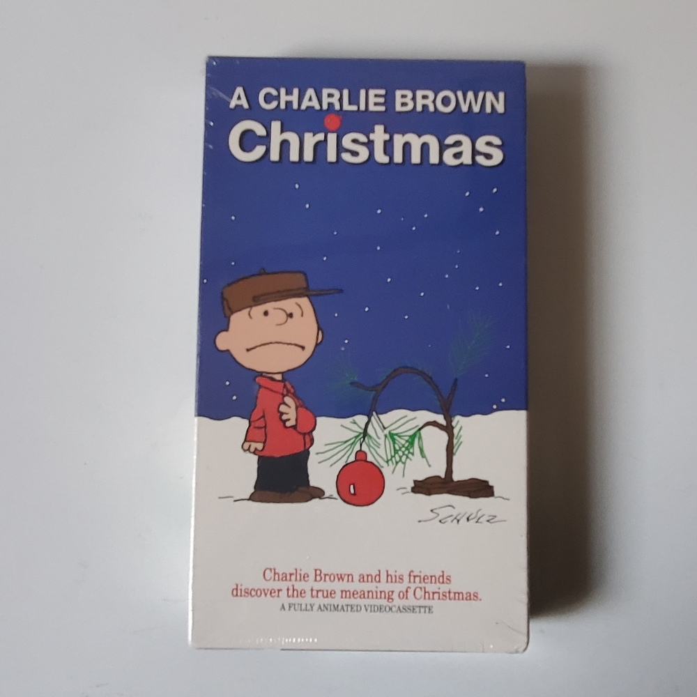 VTG Charlie Brown Christmas Movie Animated Cartoon Video Tape VHS Peanuts Sealed
